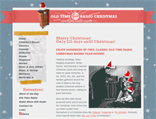 Tablet Screenshot of christmasradioshows.com